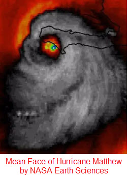 Hurricane Matthew Mean Face